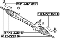 Steering Tie Rod End Right Fit OEM number 45046-19415