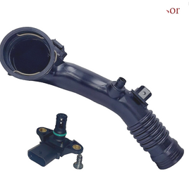 Air Turbocharger Pipe Hose & Map Sensor Rear  Fits BMW 3.0L L6  Electric/Gas