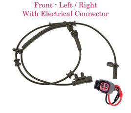 1 Kit  ABS Wheel Speed Sensor W/ Connector Front Left or Right Fits: Dodge Jeep