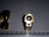 Lot Of 3 STRAIGHT BRASS LOCK-ON TIRE INFLATOR AIR CHUCKS Female Chuck inflator