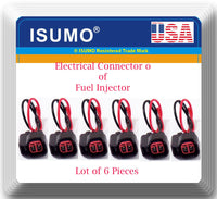 6 Kits Connector of Fuel Injector FJ996 Fits: Fusion MKS MKT MKX Sable V6 3.0L