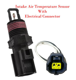 Intake Air Temperature Sensor & Connector For Ford Lincoln Mercury 1996-2014