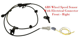 ABS Wheel Speed Sensor + Connector Front-Right Fits xD 2008-2009 Yaris 2007-2011