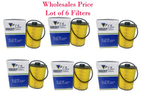 6 x SOE6293 Eng Oil Filter Fits Cayenne 16-18 Atlas CC Passat Touareg 12-23
