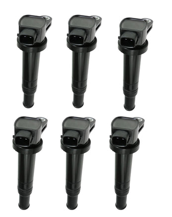 6 x Ignition Coil & 6 Connectors Fits: Entourage Santa Fe Magentis Optima Rondo