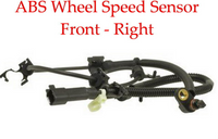 2 ABS Wheel Speed Sensor W/Connectors Front Left/Right Fits:Jeep Liberty 02-07