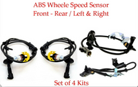 4 x ABS Wheel Speed Sensor Front-Rear L&R Fits: Voyager ,Town & Country Caravan 