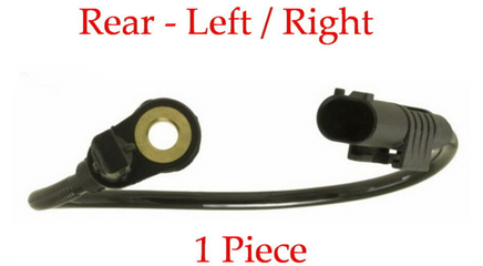 ABS Wheel Speed Sensor W/Connector Rear L/R Fits Mercedes Benz Series GL ML R