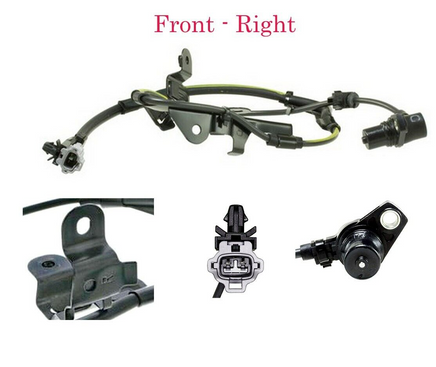 2 X ABS Wheel Speed Sensor Front-L/R Fits:Sequoia 2001-2007 Tundra 2000-2006