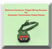 (Set 2) Trans Input & Output Speed Sensor W/ Connectors Fits:Hyundai & Kia