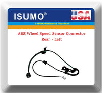 2 ABS Wheel Speed Sensor W/ Connectors Rear Left & Right Fits:Lexus ES350 Camry