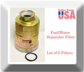 Lot 6 x Fuel/Water Seperator Filter Fits Toyota Nissan Komatsu Trucks Fork Lifts