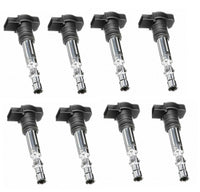 8 x Ignition Coil & Connector Fits: A6 Quattro A8 Quattro Allroad Quattro S4