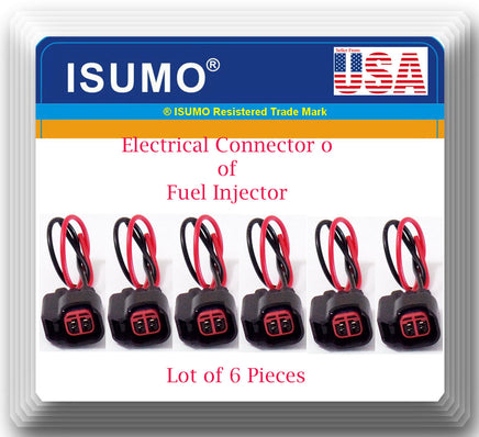 6 Kits Connector of Fuel Injector FJ996 Fits: Fusion MKS MKT MKX Sable V6 3.0L