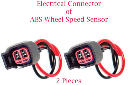 4 Pc ABS Wheel Speed Sensor W/Connector Front  Rear L/R Fits Explorer  2013-2019