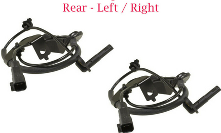 Set 2 ABS Speed Sensor Fit Front Left & Right Dodge Caliber Jeep Compass Patriot