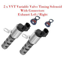 2 x VVT Variable Valve Timing Solenoid & Connectors Exhaust L/R) Fits Subaru