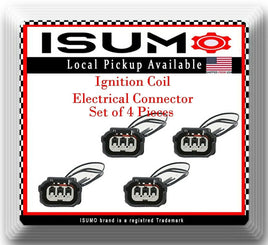 4 x Ignition Coil Electrical Connector  Fits ILX TSX Accord CRV Civic Crosstour