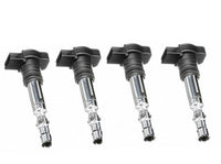 4 NEW IGNITION COILS WITH CONNECTORS FOR:AUDI A4 TT QUATRO VW BETTLE JETTA 1.8L