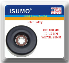 Smooth Idler Pulley Fits:OEM# 88996996 Saturn SC SC1 SC2 SL SL1 SL2 SW1 SW2 