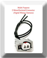 2 Wires Electrical Connector of Fuel Injector Fuel Punp Knock Sensor 