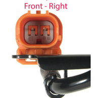  2 PCS ABS Speed Sensor Front Left & Right Fit:Honda Element 2003-2011 4cyl 2.4L