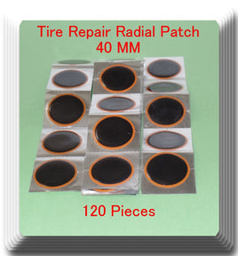 120 Pieces TP-040 Round Radial Repair Tire Patch Small Size 40MM High Quality