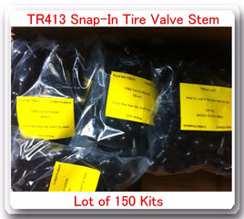 LOT 150  TR413  STANDARD  1 1/4" LENGTH TUBELESS TIRE VALVE STEMS