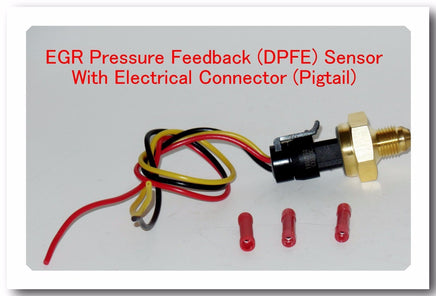 EGR Pressure Feedback Sensor W/Connector Fits nternational IC Corporation V8 6.0
