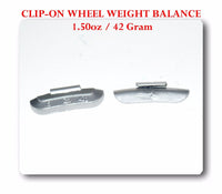 50 Pieces Style Clip-on Wheel Weight Balance 1.50oz 42gram  P150 Lead Free