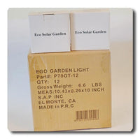 12 Kits Outdoor Solar Powered 3 LED Wall Path Landscape Mount Garden Fence Light
