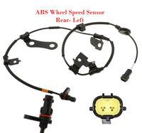 2 x ABS Wheel Speed Sensor & Connector Rear L/R Fits Hyundai Tucson 2016-2021