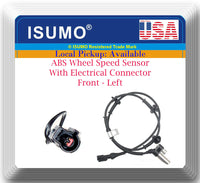 ABS Wheel Speed Sensor W/Electrical Connector Front Left: Ford Lincoln Mazda RWD