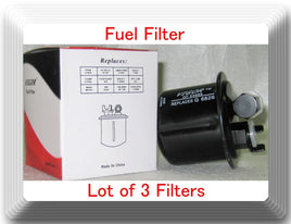 Lot of 3 Fuel Filter GF54689 Fits: Honda Accord Civic Del Sol