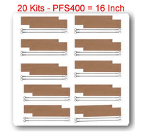 20 Kit Replacement Heating Element 2mm + 20 PTFI For Impulse Sealer 16" PFS400