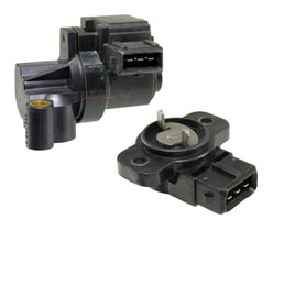 Set of 2, Idle Air Control Valve & Throttle Position Sensor Fits: Hyundai & Kia