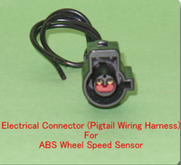 2 Connector of ABS Wheel Speed Sensor ALS197 Front L/R Fits: Series F 4WD