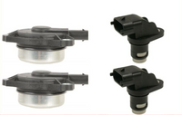 4 Pcs Camshaft Position Sensor & Camshaft Adjuster Magnet Fits C250 SLK250 1.8L