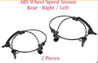 2 X ABS Wheel Speed Sensor W/Connector Rear L/R Fits Fits Ford Lincoln 2010-2019