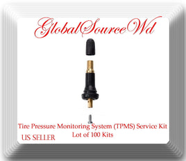 100  x Tire Pressure Monitoring System (TPMS) Service Kit Fits: Fiat Ford Subaru