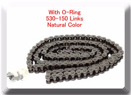 W/O-Ring Drive Chain Natutal Color Pitch 530x150 Links Fits: Ninja ZX11 ZX1100D