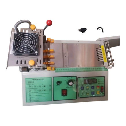 Hot and Cold Strip Cutter Automatic Webbing Tape Textile Ribbon Cutting Machine