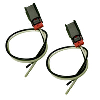 2 x ABS Wheel Speed Sensor + Connectors Front L/R Fits Eclipse Cross Outlander