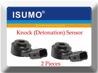 set of 2 89615-20090 Knock(Detonation)Sensor W/ Connectors Fits: Lexus - Toyota