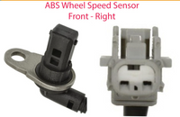 Set 2 Front L & R ABS Wheel Speed Sensor Fits Nissan Maxima 6Cyl 3.5 2004 -2008