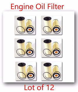 Lot of 12 CH9549 Made In Korea Engine Oil Filter For Ford 2003-2010 V6 6.0L 6.4L
