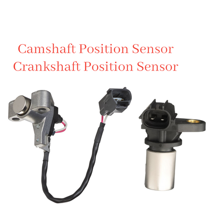 2 Pcs Camshaft/Crankshaft Position Sensor & Connector For Lexus Toyota 1998-2010