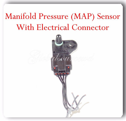 Manifold Pressure (MAP) Sensor With Connector Fits:Ford Lincoln Mazda Mercury