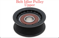 2 Drive Belt Idler Pulley Lower /Upper Fits: Mercedes Benz 2006-2009