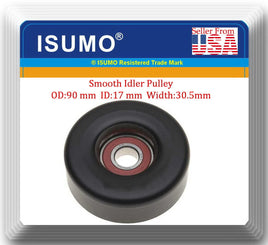 Smooth Idler Pulley38001Fits:OEM# XW4Z8678C Ford Mazda Mercury 1993-2000 V6 4.0L